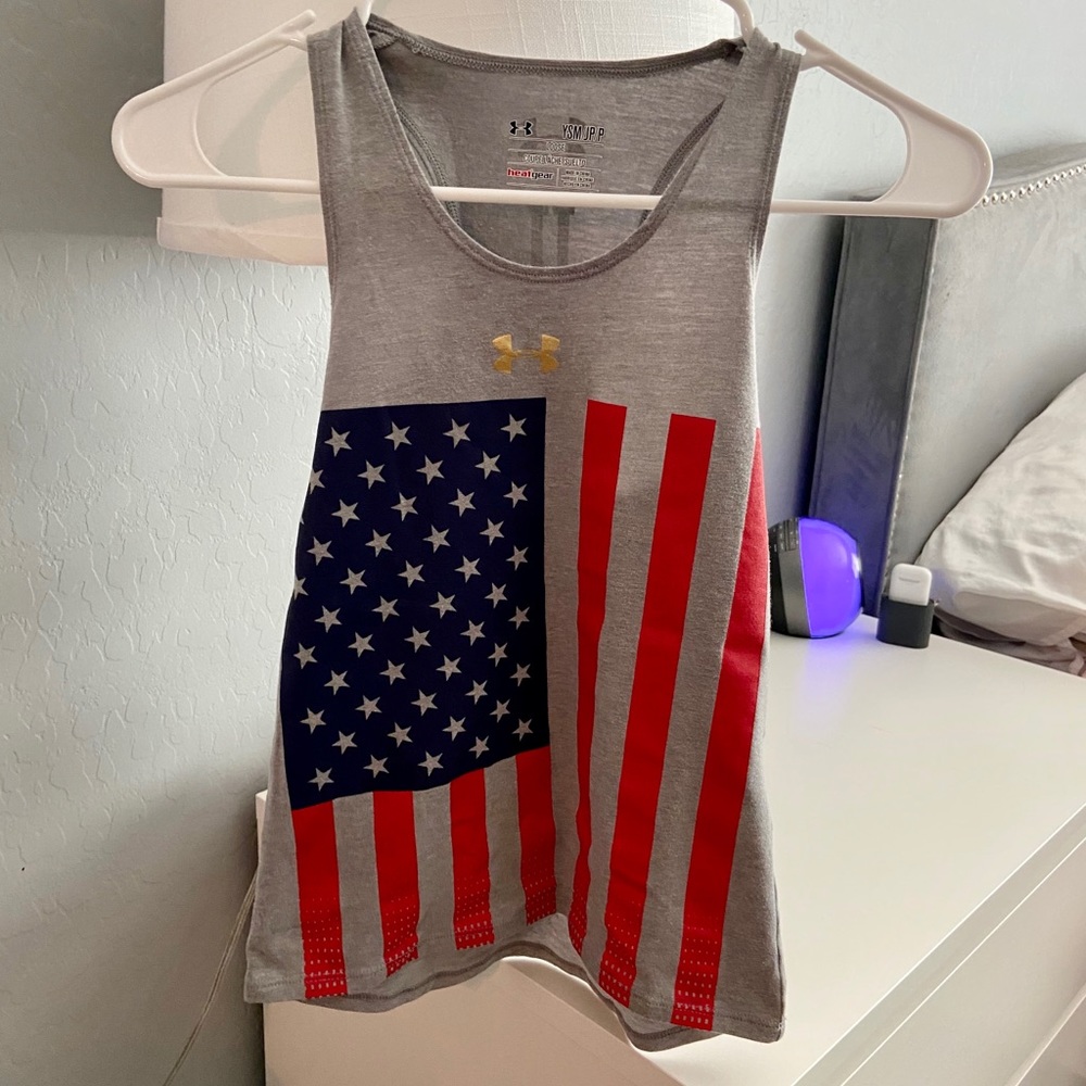 UNDER ARMOUR girls USA tank